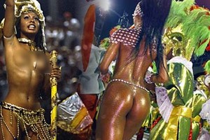 Brazil carnival girl nude at  Rio